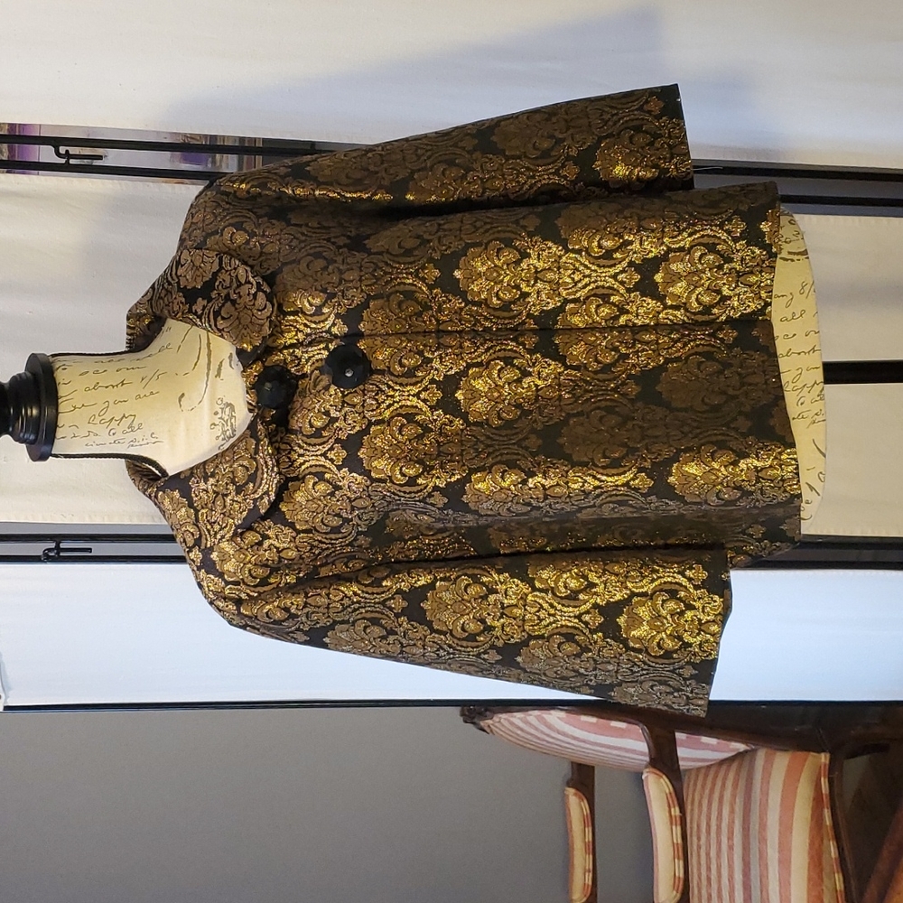 Evening Jacket by Michael Kors size XL Black and Gold